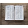 NLT Thinline Center-Column Reference Bible, Filament Enabled (LeatherLike, Rustic Brown,