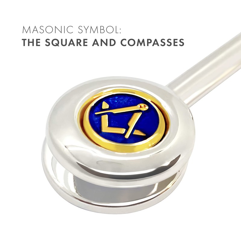 The Masonic Collection - Napkin Holder with Metal Silver Hook