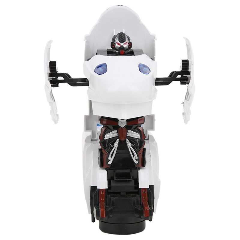 Children Simulation Universal Wheel Train Model Transform Educational Kid ToyWhite