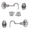 Chrome Cabin Hook 2 Inch Cabin Hook & Eye Silent