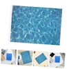 ULTECHNOVO 6pcs Realistic Water Ripple Paper for DIY Model Building