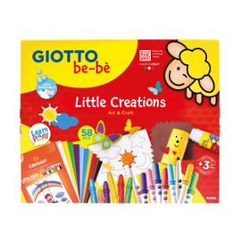 GIOTTO be-bè Art and Craft Little Creations Set, Assorted Colours and Tools, Ideal for Children
