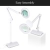 Brightech LightView Pro 2 in 1 Magnifying Floor Lamp &