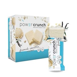 Power Crunch Protein Energy Bar Flavor French Vanilla Creme 1.4 oz, 12 ct
