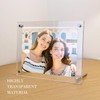 Suaific 2 Pack 5x7 Acrylic Picture Frames with Hanging Kit