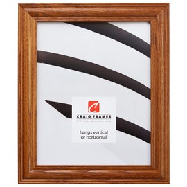 Craig Frames 440138 16 by 20-Inch Picture Frame, Wood Grain Finish, 1.265-Inch Wide, Brown