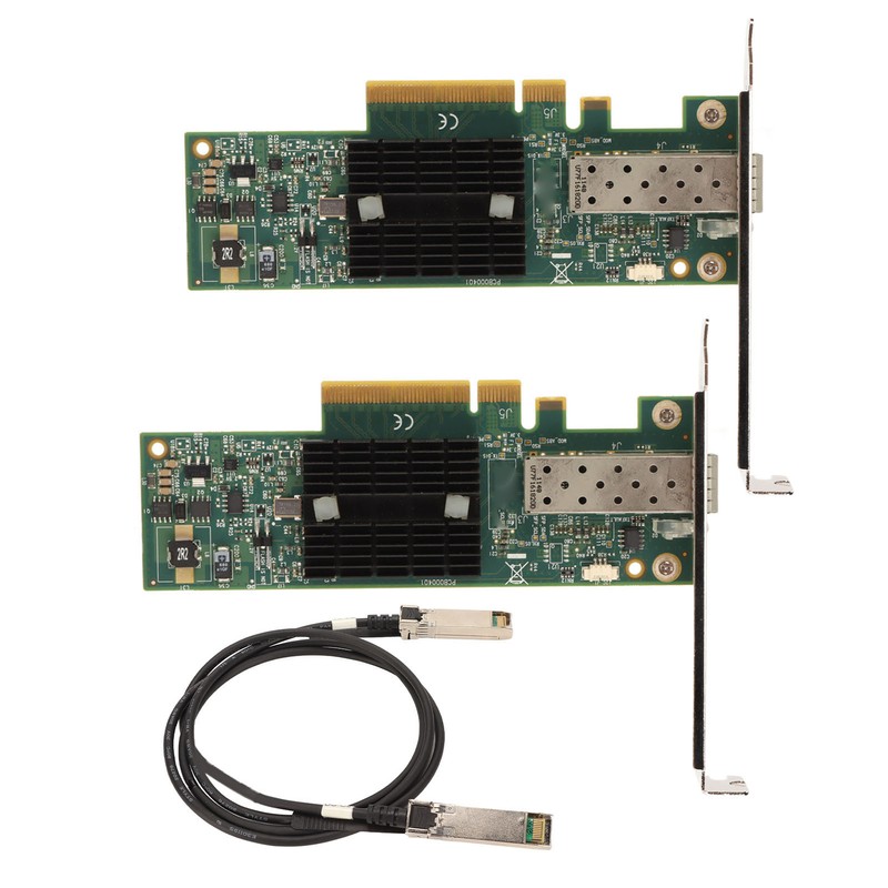 2PCS MNPA19 XTR 10Gb SFP+ PCIE Network Card with 3.28ft