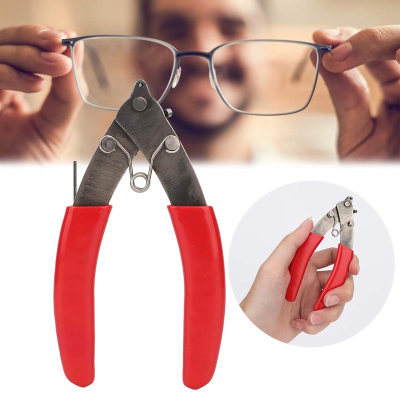 Eyeglass Repair Tool Kit, Universal Glasses Screw Pliers Rimless Frame