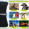 VVAAGG 1000lb Paracord Rope 200FT Utility Parachute Cord 4mm Heavy