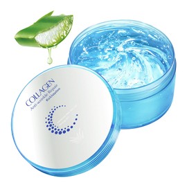 Moisturizing Gel for Face & Body,Non-sticky Gel After Sun Aloe Lotion Skin Care,Fast Absorbing Long Lasting Refreshing Hydrating Face Moisturizer for All Skin Types J