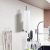 Stainless Steel Kitchen Wall Roll Holder, No Drilling, for Pantry,