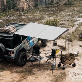 NOVSIGHT 5.2 x 8.2ft Car Side Awning Sun Shade 420D Waterproof UV Outdoor Camping Travel