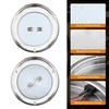 RVZONE Marine Boat Dome Light 12V LED Boat Interior Lights