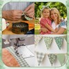 40 Pcs 2.5'' x 39.4'' Sage Green Quilting Cotton Fabric