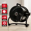 10-Inch High-Velocity Drum Air Circulator Fan, Heavy-Duty Shop Fan with
