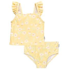 Gerber Baby Girl's Standard Two-Piece Swimsuit, Daises
