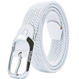 JIFANPAUL Elastic Braided Belt for Men and Women,Stretchable Adjustable Web Woven Belt for Work,Casual Wear, and Golf