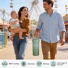 MQUPIN Breast Milk Cooler 20oz with Temperature Display 24Hours 360°