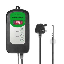 RC SLL Seedling Heat Mat Digital Thermostat Controller 42-108°F,Plant Germination Equipment Germination Kits,Recommended for Use Seedling Heat Mat,4.2A 1000W ETL Listed