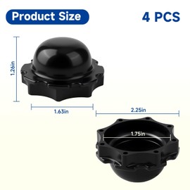 LEYURISE 4 Pcs Hole Plug Filter Stopper Cap Compatible with Coleman SaluSpa Vegas Miami Palm Springs Pools Hot Tubs Lay-Z-Spa Replace#: P6575