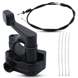 Atunee 22mm Thumb Throttle Cable Accelerator Handle Assembly Fit for 50cc 70cc 90cc 110cc 125cc 150cc 200cc & 250cc