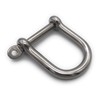 Stainless Steel Shackles Wide Shape Diameter 8 mm V4A A4