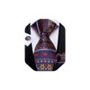 DiBanGu Mens Christmas Tie Set Funny Festive Tie Woven Pocket