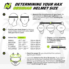 HAX Obsidian Pro Full Face Dual Visor Adult Motorcycle Helmet for Motorbike Street Bike with Pinlock Ready DOT Approved Slyer Aqa XL