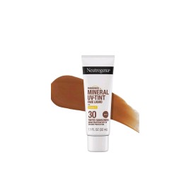 Neutrogena NEW Neutrogena Purescreen+ Tinted Sunscreen for Face with SPF 30, Deep 1.1 Oz