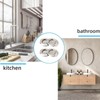 (4 pcs) 70mm Stainless Steel Kitchen Sink Strainer Plug Sink