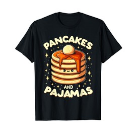 Kawaii Pancakes And Pajamas Cute Pancake Lover Slumber Party T-Shirt