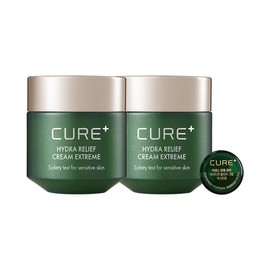 Cure Hydra Relief Cream Extreme 50g x 2 [Mini x 1] / 큐어 하이드라 릴리프 크림 익스트림 50g 2개 [미니x1]