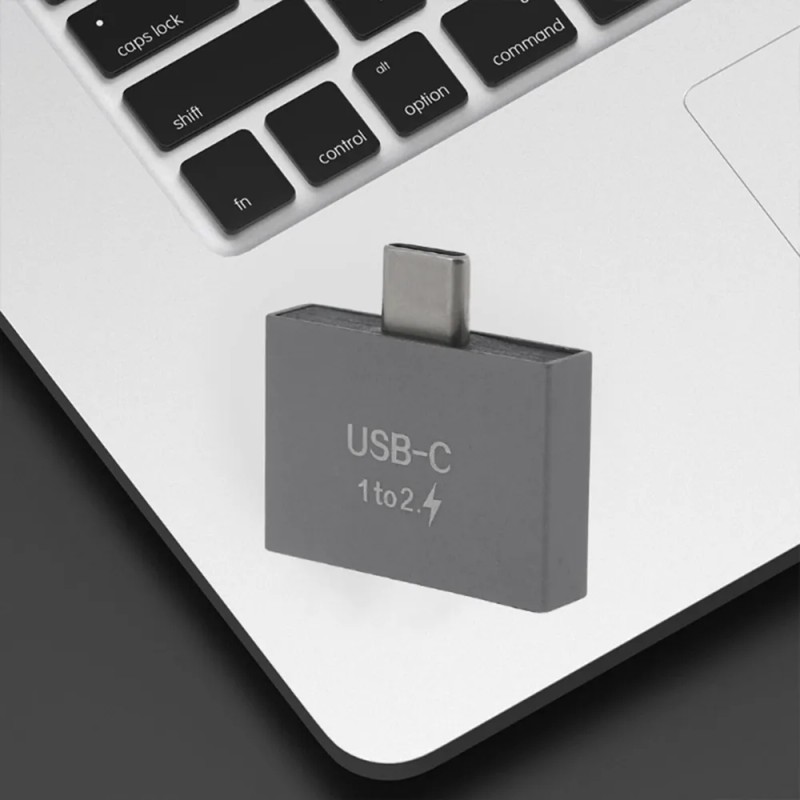 Adaptador Divisor Usb C Macho A Doble Usb C Hembra,