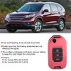 Carbon Fiber Style Folding Car Key Fob Cover Protective Case