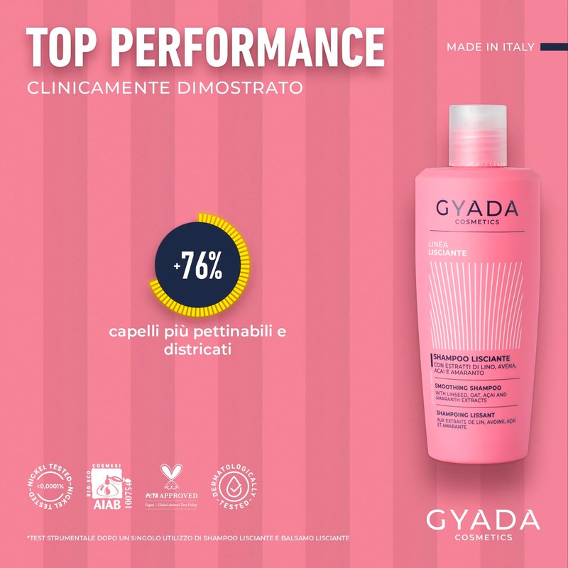 GYADA COSMETICS, Smoothing, Gentle, Soft Foaming Shampoo for Silky and