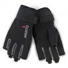 Musto 2018 Essential Sailing Short Finger Gloves in Black -