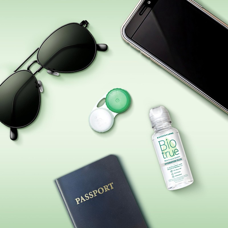 Biotrue Contact Lens Solution, Multi-Purpose Solution for Soft Contact Lenses,
