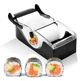 MOTRAIN Sushi Maker Roller Kit, DIY Sushi Making Machine with Mold Tools for Beginners, Easy Kitchen Gadget for Home Bento Lunch and Japanese Cooking