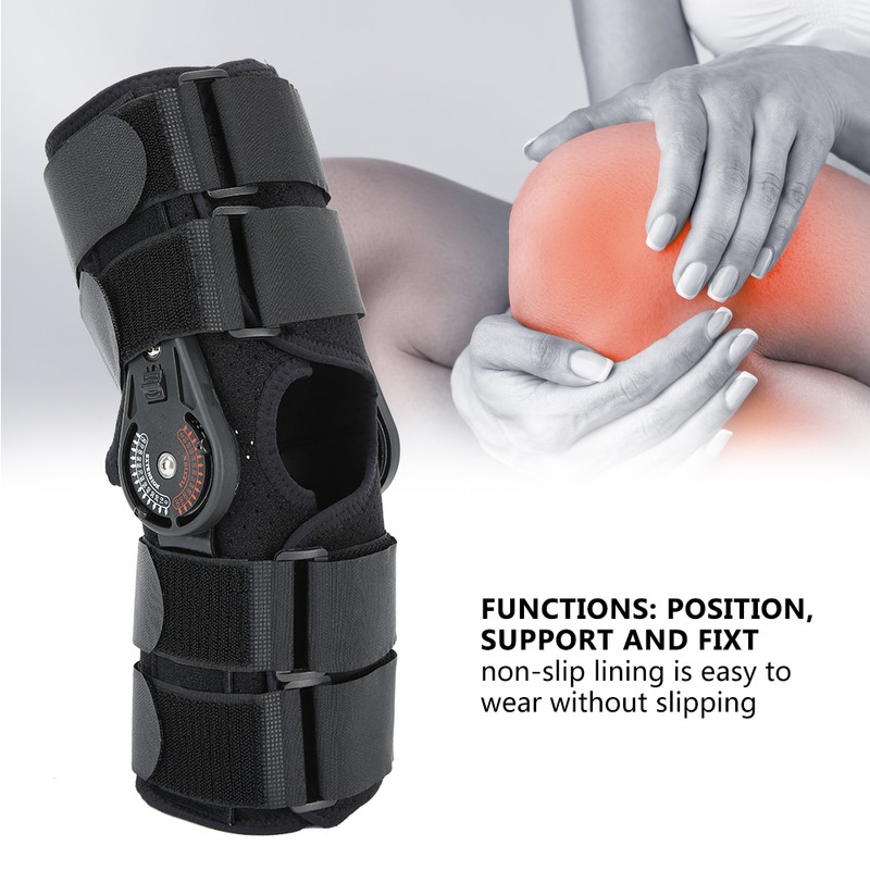Leg Knee Joint Support Adjustable Breathable Knee Sprain Joint Fixed