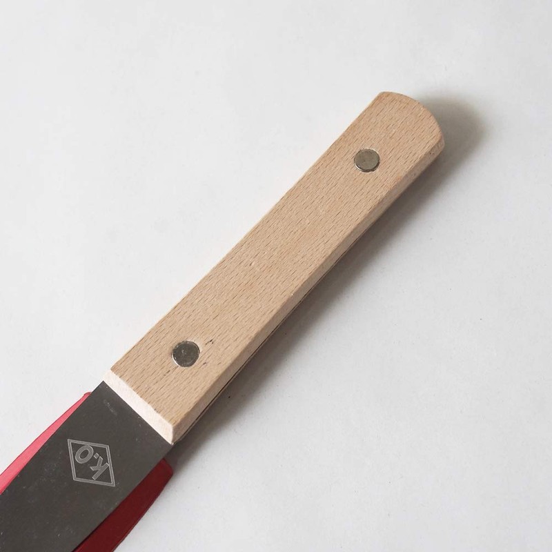 Ozakikame Shoten KO Finishing Spatula, Mature Body, Pink, 0.3 inches