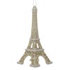 Light Gold and Silver Eiffel Tower Ornaments, 2 Assorted