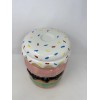 ELEMENTS NEW Large Ceramic Stacked DONUT COOKIE JAR Sprinkles Decor
