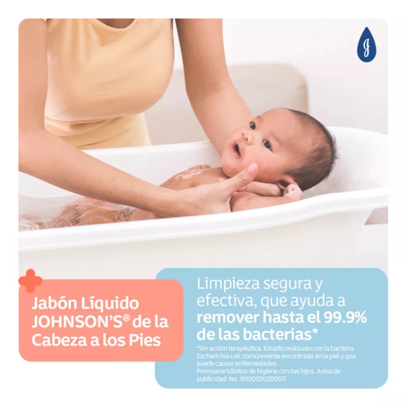 Johnson's Baby De la Cabeza a los Pies jabón líquido