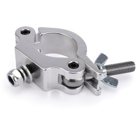 Riggatec half clamp - Half coupler silver, 48-51 mm.