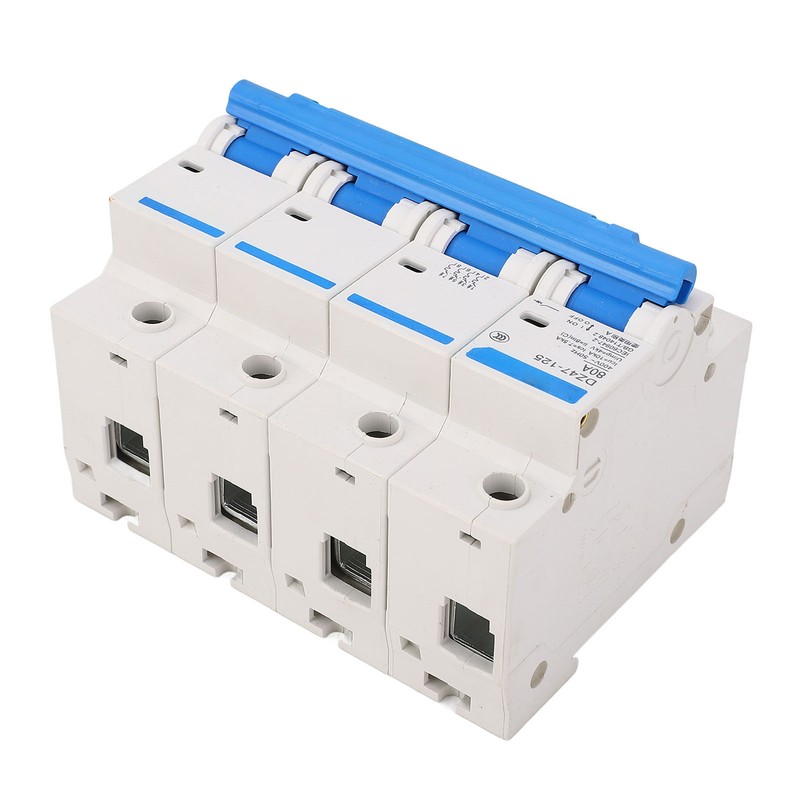 Rail Mount Circuit Breaker 4 Pole 400V 80A Versatile Safety