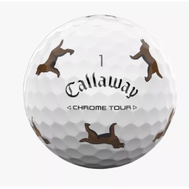 Callaway Chrome Tour Truvis Let The Big Dog Eat Chocolate Lab Golf Ball (1)