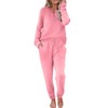 Ekouaer Womens Pajamas Long Sleeve Pjs Soft Jogger Sets Comfy