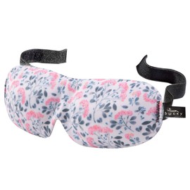 Bucky 40 Blinks No Pressure Eye Mask for Travel & Sleep, Pink Arabella, One Size