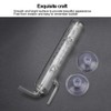 Phefop Aquarium Bubble Counter Transparent Corrosion Resistant Glass CO2 Spiral