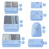 Suitcase Organiser Set, 7 Pieces Packing Cubes, Packing Cubes for